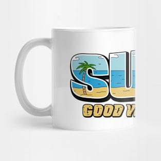 Surf Good Vibes Only Mug